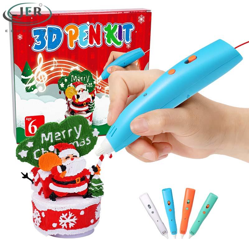 JER LP034S-16-Color Low Temp 3D Pen Kit for Kids Gift