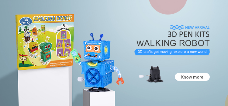 New Arrival: 3D Pen Kits--- Walking Robot!